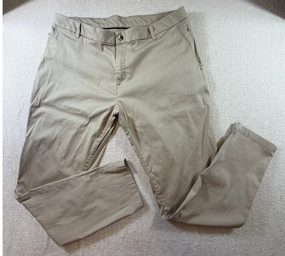 Birddogs Men's Tan 40x32 Boomstick Stretch Chino Golf Casual Pants Comfort Wear